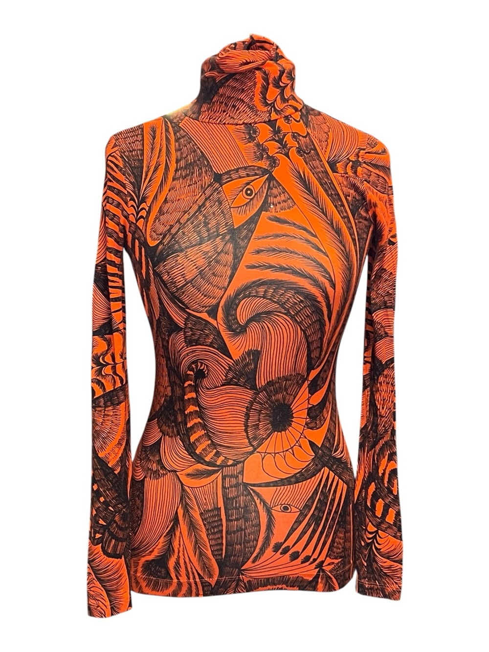 Dries Van Noten Fiorentini & Bakerrint Jersey Turtleneck